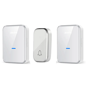 T193193-WS sans fil cinétique sans batterie sonnette avec prise française UK EU pour hôtel sonnette longue Distance avec indicateur Led - Product Image 1