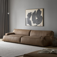 Ensemble de canapés modernes en cuir, meubles de salon, canapé d'angle sectionnel 7 places en forme de L pour la maison, villa