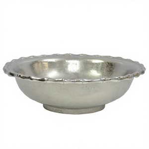 Bar Accessories Silver Champagne Cooler Bowl Counter Display Portable Decorative Metal Whisky <b>Beer</b> Chiller Unique Ice Bowl - Product Image 1