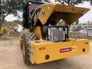 <b>Used</b> Caterpillar CS683E Tire Roller 110kw Motor Vibratory Smooth Drum Roller <b>Construction</b> Equipment Sale - Product Image 4