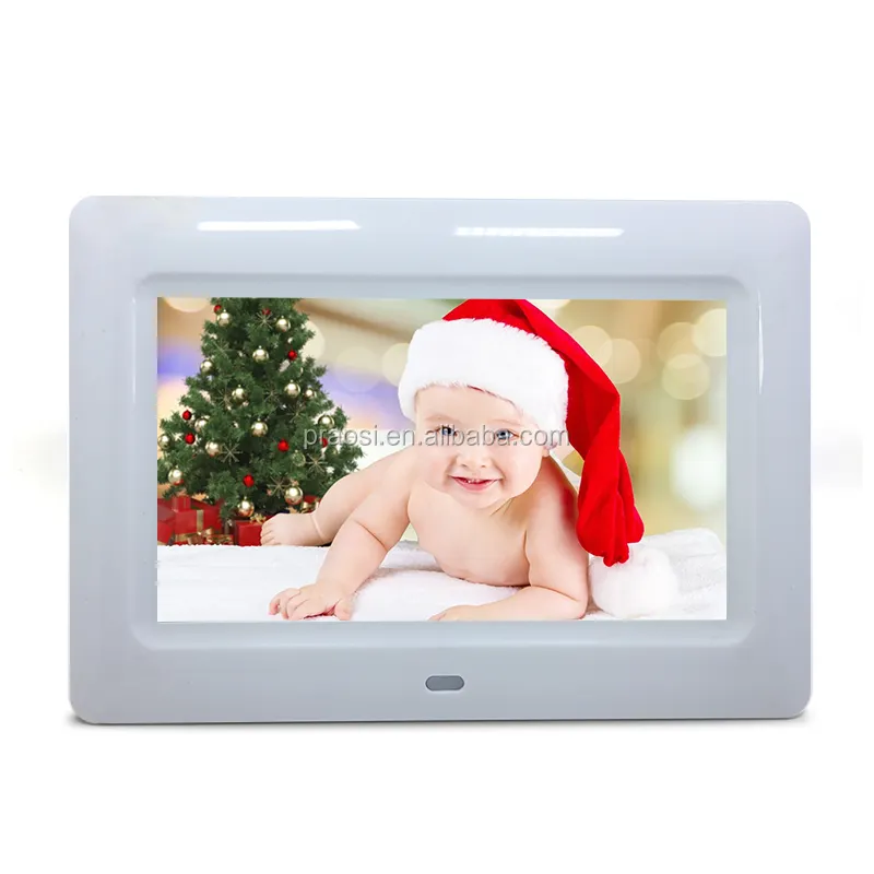 7 inch cheap lcd screen digital photo video poster frame loop play advertising display