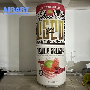 Lata de jugo inflable de publicidad luminosa de 3 metros de altura, elaborada por expertos para elevar el ambiente de las decoraciones de <span class=keywords><strong>Gala</strong></span> - Product Image 2