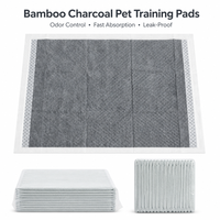 Almohadillas de carbón de bambú al por mayor para perros, súper absorbentes, de secado rápido, resistentes a fugas, alfombrillas para orina de cachorros, OEM ODM