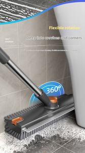 Cepillo de limpieza para suelos de baño, sin cerdas, para limpieza sin esquinas muertas, nuevo, al por mayor - Product Image 2