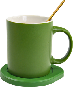Productos más vendidos Taza de leche con asa 2024 con función de autocalentamiento cargador inalámbrico con calentador de tazas taza portátil autoagitadora - Product Image 6