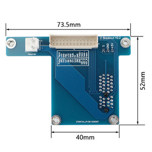 Placa adaptadora del eje Z LiYingChuangxin Sidewinder X2 para impresora 3D Rattlesnake X2 PCB azul - Product Image 2