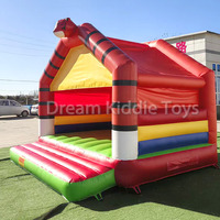 Château gonflable commercial 4x4m sur le thème du tigre, château gonflable pour enfants, idéal pour les fêtes en plein air et la location