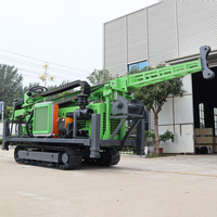 Plate-forme de forage minier 200m plate-forme de forage de surface de puits d'eau de forage 600m machine de forage hydraulique portable sur chenilles de puits d'eau