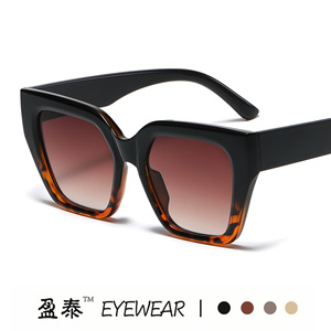 Eyewear Square Sunglasses UV400 PC <b>Frame</b> Unisex Fashion Sun Protection - Product Image 1
