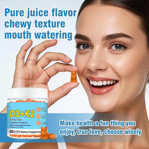 Complément alimentaire en gommes à la <span class=keywords><strong>vitamine</strong></span> D3 K2 pour soutenir la santé des os, l'absorption du calcium, la santé immunitaire avec du calcium, du magnésium, de la <span class=keywords><strong>vitamine</strong></span> C et du zinc - Product Image 4