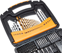 Ensemble d'outils de 100 pièces, perceuse, autres outils à main, boîte à outils