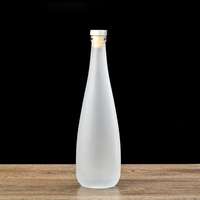 Accepter logo de personnalisation prix de gros fruits bouteille de vin multi taille boisson bouteille en verre transparent