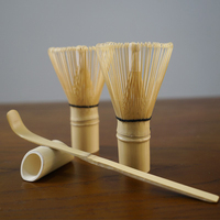 Kit de démarrage en gros pour fouet à matcha personnalisé, style japonais, brosse à matcha Chasen en bambou biologique, fouet à 80/100/120 dents