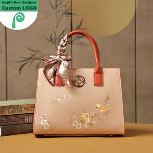 Bolso de hombro de alta gama para mujer, bolso bordado de estilo chino con pato mandarín, para mamá, día de la madre, boda - Product Image 2