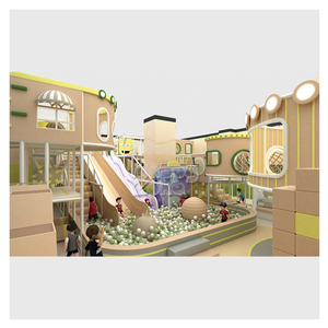 Parco Giochi Commerciale al Coperto con Strutture Morbide, Area Gioco di Ruolo e Grandi Scivoli per Bambini e Zona Giochi per Bambini - Product Image 2