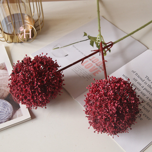 Flores de Plástico Realistas Hesper, Bola de <span class=keywords><strong>Cebolla</strong></span> Grande, Decoración para Bodas y Día de la Madre, Éxito de Ventas - Product Image 3