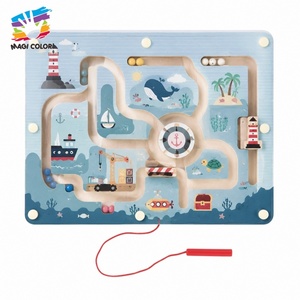 2026 Neues Holz-Waldthemen-Labyrinth-Brettspiel für 2-4 Jahre alte Kleinkinder Pädagogisches Feinmotorik-Spielzeug Umweltfreundlich - Product Image 2
