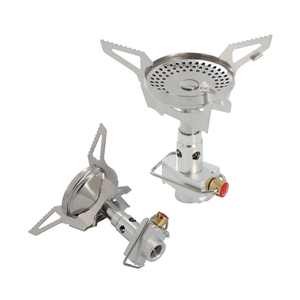 Petit réchaud à gaz de <span class=keywords><strong>camping</strong></span> en acier léger avec allumage piézoélectrique, brûleur pliable <span class=keywords><strong>portable</strong></span> pour la randonnée, le trekking et les pique-niques - Product Image 3