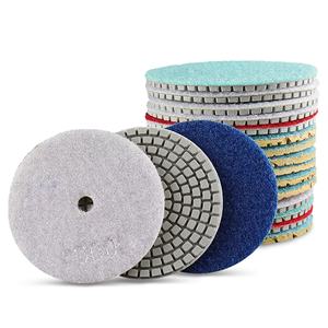 قرص تلميع ألماس جاف سميك 3 كفاءة عالية ، قرص تلميع أرضيات مرن ، OEM قابل للتخصيص - Product Image 4