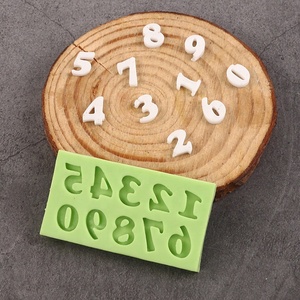 Early Riser DIY fondant letras inglesas números <span class=keywords><strong>mayúsculas</strong></span> y <span class=keywords><strong>minúsculas</strong></span> decoración de chocolate pastel plug-in molde de silicona - Product Image 1