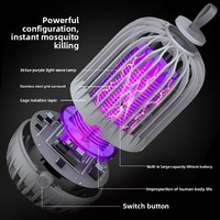 Venta al por mayor Electric Mosquito Zapper Mosquito Trap Portable Camp Mosquito Killer para Home Garden Patio