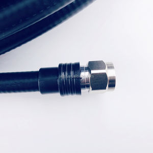 Rf konektörü N tipi erkek kare 4.3/10 Mini Din düz kelepçeler için 1/2 "Superflex telekom ağ besleyici bağlantı kablosu - Product Image 5