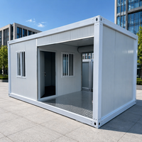 DYCE1 Maison préfabriquée portable à pièce unique, économique, conteneur habitable de 20-40 pieds avec salle de bain, en acier, pour usage extérieur