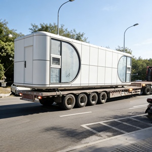 <span class=keywords><strong>Casa</strong></span> Capsula Spaziale Rettangolare: Container Abitativo Moderno, Sicuro, Impermeabile, Durevole, Facile da Abitare - Product Image 6