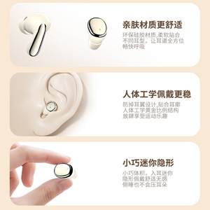 Auriculares inalámbricos Bluetooth con diseño intrauditivo, chipset 5.0, batería de larga duración para deportes y sueño - Product Image 2