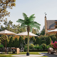 10ft résistant aux UV étanche soie artificielle cocotier festif événement de vacances fleurs décoratives pour l'obtention du diplôme en plein air