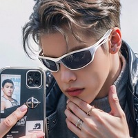 Lunettes de soleil polarisées de sport pour hommes, style américain et européen, coupe-vent, pour activités de plein air et cyclisme, modèle 2026