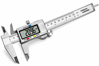 Pied à coulisse numérique électronique en acier inoxydable de 150 mm (6 pouces) avec précision de 0,01 mm, outil de mesure métrique et impérial