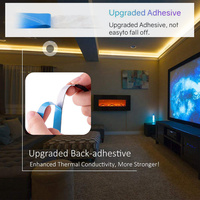 Juego de Tiras de Luces LED RGB Inteligentes, Cuerpo de PVC de Alta Calidad con Control de Intensidad, Tiras LED Flexibles para Iluminación de Paisajes