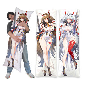 Fodera per Cuscino Dakimakura Anime Carina in Tessuto Pelle di Pesca 180x50cm, Produttore OEM, Federa Personalizzata - Product Image 1