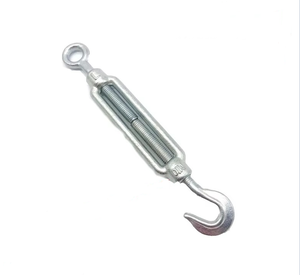 Crochets à œil en acier galvanisé zinc de type JIS DIN1480 M8 M12 M16 M24 à corps ouvert, tendeurs à œil, boulons - Product Image 1