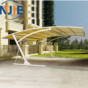 Vente en gros de garages carport en porte-à-faux en aluminium 20x20ft de haute qualité personnalisés simples pour 2 voitures nature pratique parking - Product Image 1