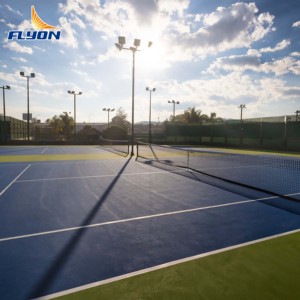 Shock Absorption Tennis Court <b>Tiles</b> Non-slip <b>Interlocking</b> Sport <b>Flooring</b> for Joint Protection and Player Safety - Product Image 3