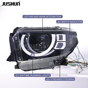 Оптовая продажа от фабрики JUSHUN светодиодная фара в сборе для <span class=keywords><strong>Toyota</strong></span> <span class=keywords><strong>Tundra</strong></span> 14-21 указатель поворота DRL Модифицированная фара - Product Image 6