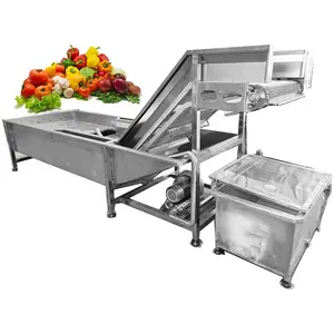 Industrial Bubble Tomato Washing Line Drying Machine Corn Fruit Washer Vegetable Onion Washer Cleaning Machine