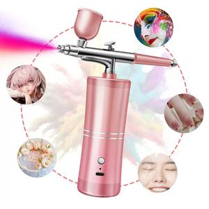 Kit de compresseur AirBrush sans fil portable d'injecteur d'oxygène Offre Spéciale pour l'artisanat de gâteau d'art d'ongle - Product Image 2
