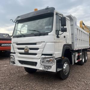 Camión Volquete Usado HOWO 371 6x4 con Motor Diésel Sinotruk en Excelentes Condiciones para Transporte de Materiales Pesados, Arena y Piedra - Product Image 3