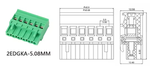 Bloque de terminales enchufable 2EDGKA-5.08-07P-14-00A (H) - Product Image 6