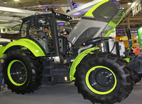 Tracteur à roues Zoomlion RK754 75 CV 4x4 avec cabine pour utilisation agricole