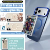 Étui portefeuille pour téléphone, couleur unie, magnétique, en PC pour iPhone