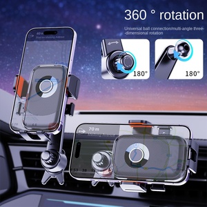 2024 nuevo soporte para teléfono <span class=keywords><strong>móvil</strong></span> para coche montado en el tablero fijo y flotante salida de aire soporte de navegación <span class=keywords><strong>Acceso</strong></span> <span class=keywords><strong>Móvil</strong></span> versátil - Product Image 2