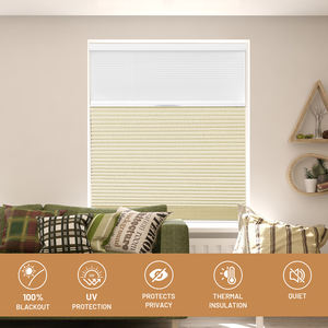 ظلال ستائر آلية مزدوجة التعتيم الخلوي والنهار والليل - Product Image 2