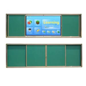 Pizarra Magnética Doble de Empuje y Arrastre Fuhuitong N002 con Marco de Aleación de <span class=keywords><strong>Aluminio</strong></span> para Enseñanza Multimedia - Product Image 1