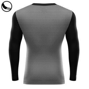 Cool <b>White</b> Sublimation <b>Compression</b> <b>Shirt</b> Men - Product Image 6