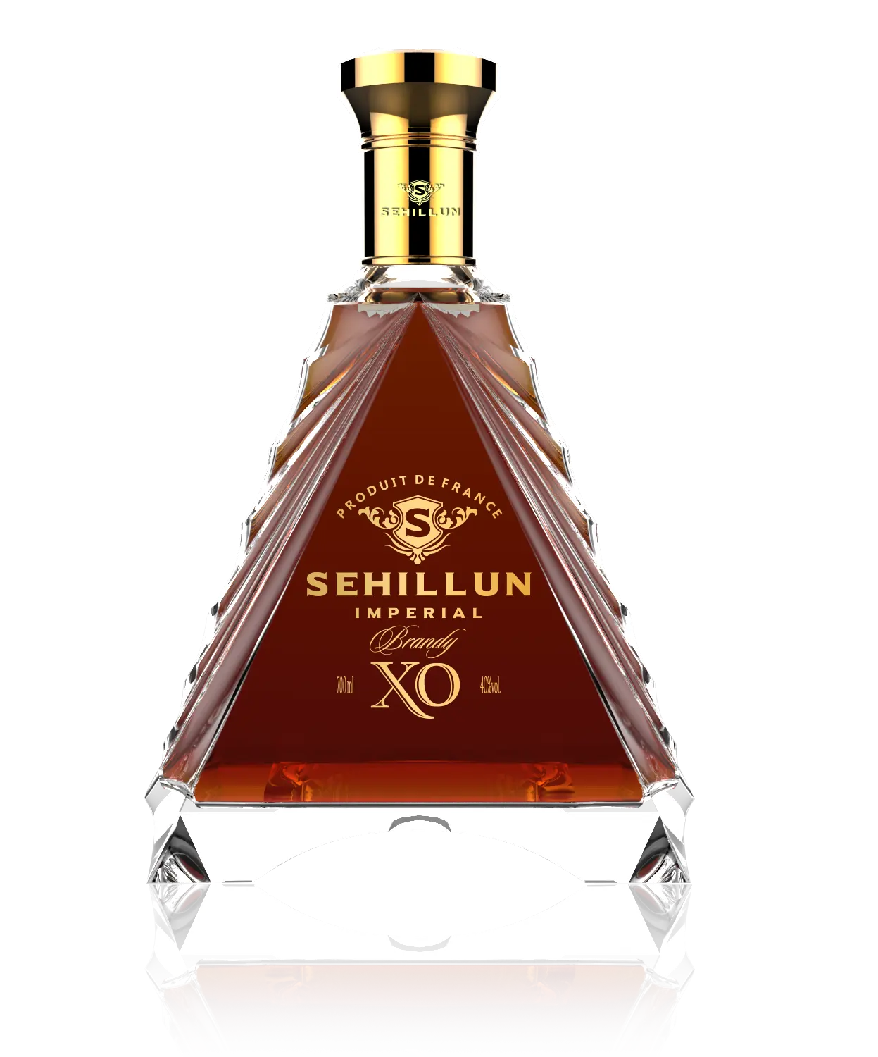 OEM ODM luxury liquor bottle for brandy gin run glass bottles for alcoholic beverages liquor
