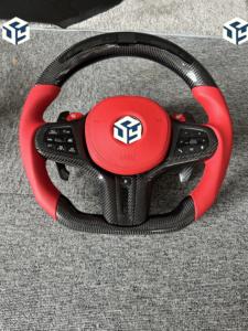 Volante deportivo de cuero estilo LCI para BMW, compatible con G05 G20 G30 G2X G3X G8X F9X <span class=keywords><strong>2018</strong></span>-2024, Interior de coche de carbono personalizado - Product Image 5